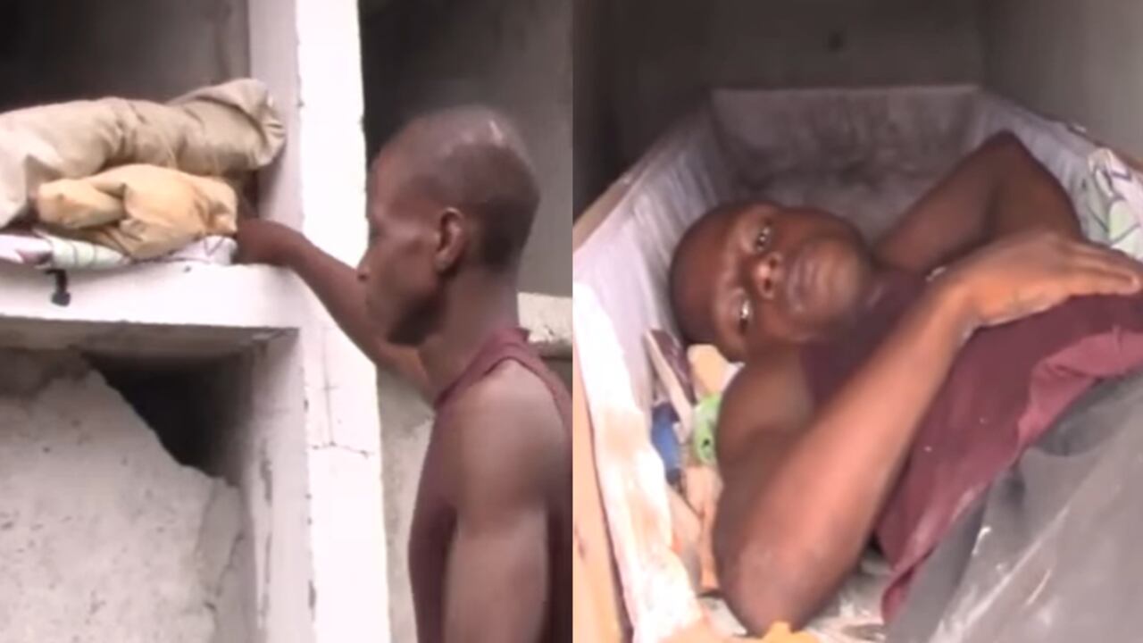 Joven de 23 años pasa sus noches en una tumba del cementerio de Quibdó.