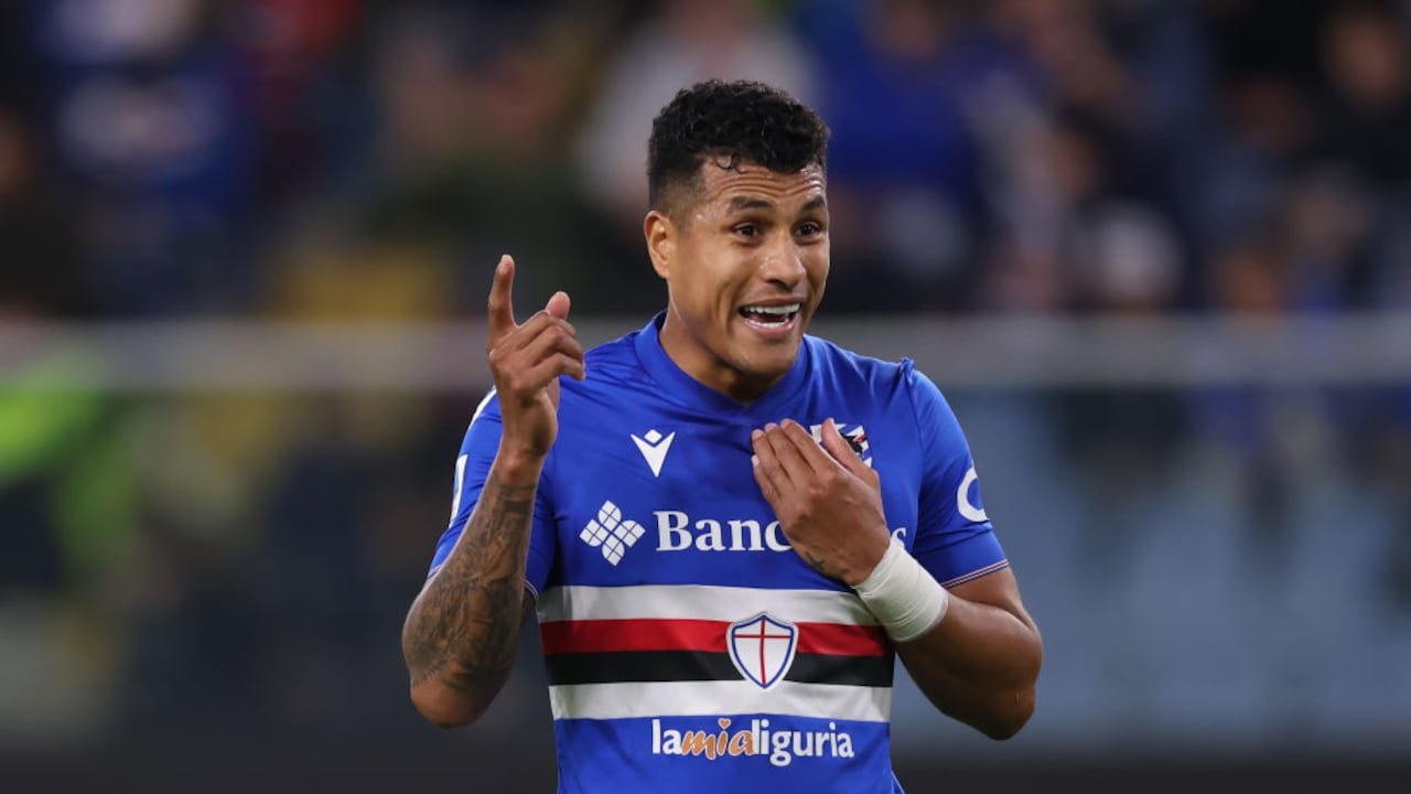 Jeison Murillo con la Sampdoria.