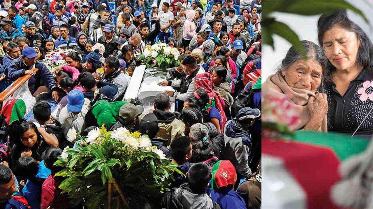 Las imágenes del velorio de los asesinados en Toribío recuerdan las épocas más duras de la violencia. Ahora se ensaña contra poblaciones indígenas de saberes milenarios.