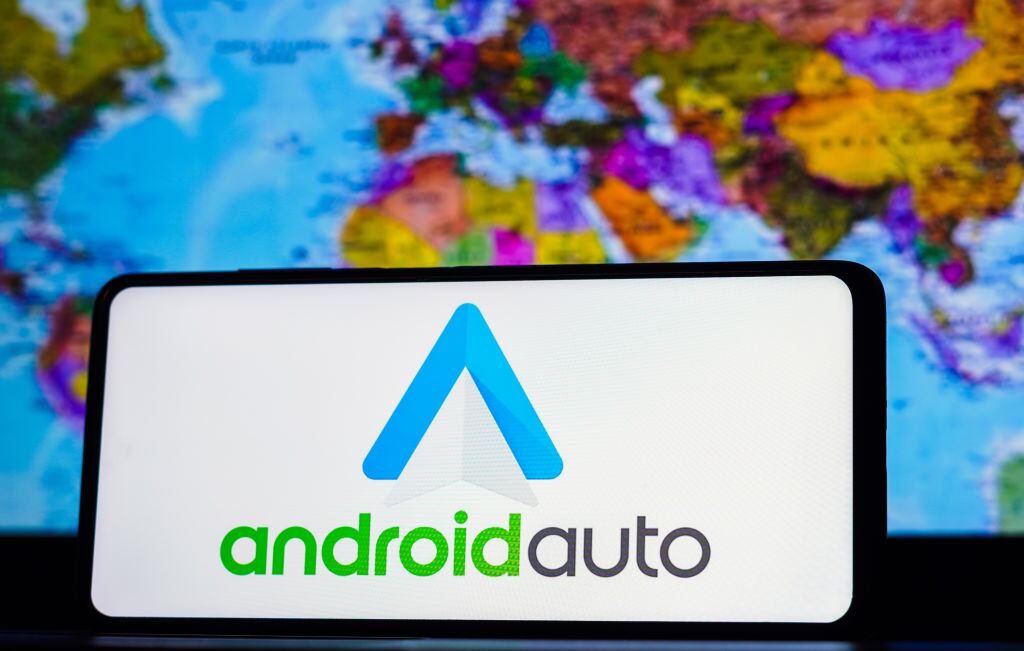 Logo Android Auto logo seen