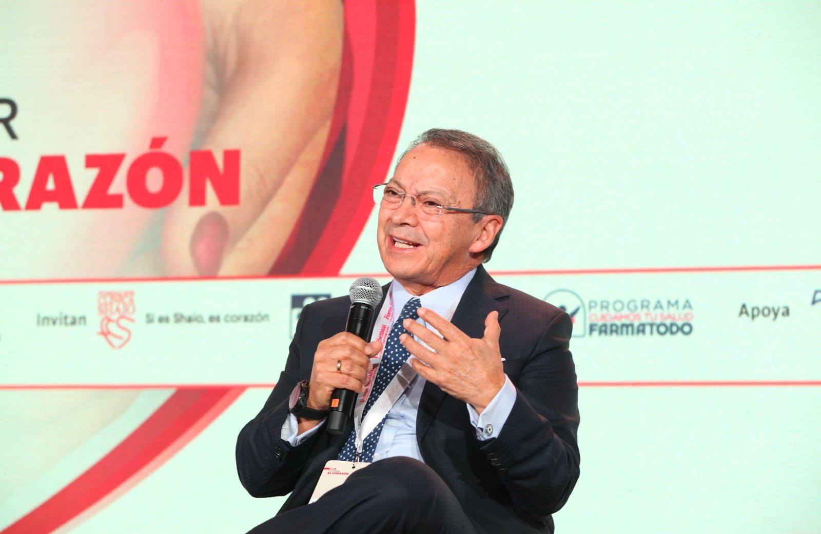 Luis Moya Jiménez, presidente de la Liga Colombiana contra el Infarto y la Hipertensión Arterial