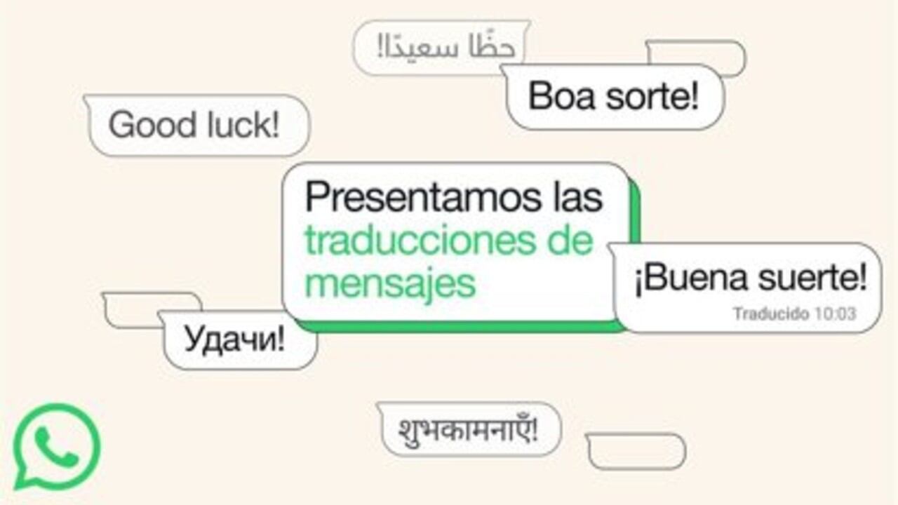 Traducciones en WhatsApp.