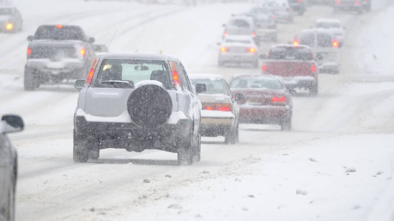 Cuando esperaba una grúa terminó atropellado (imagen de referencia tormenta de nieve).
