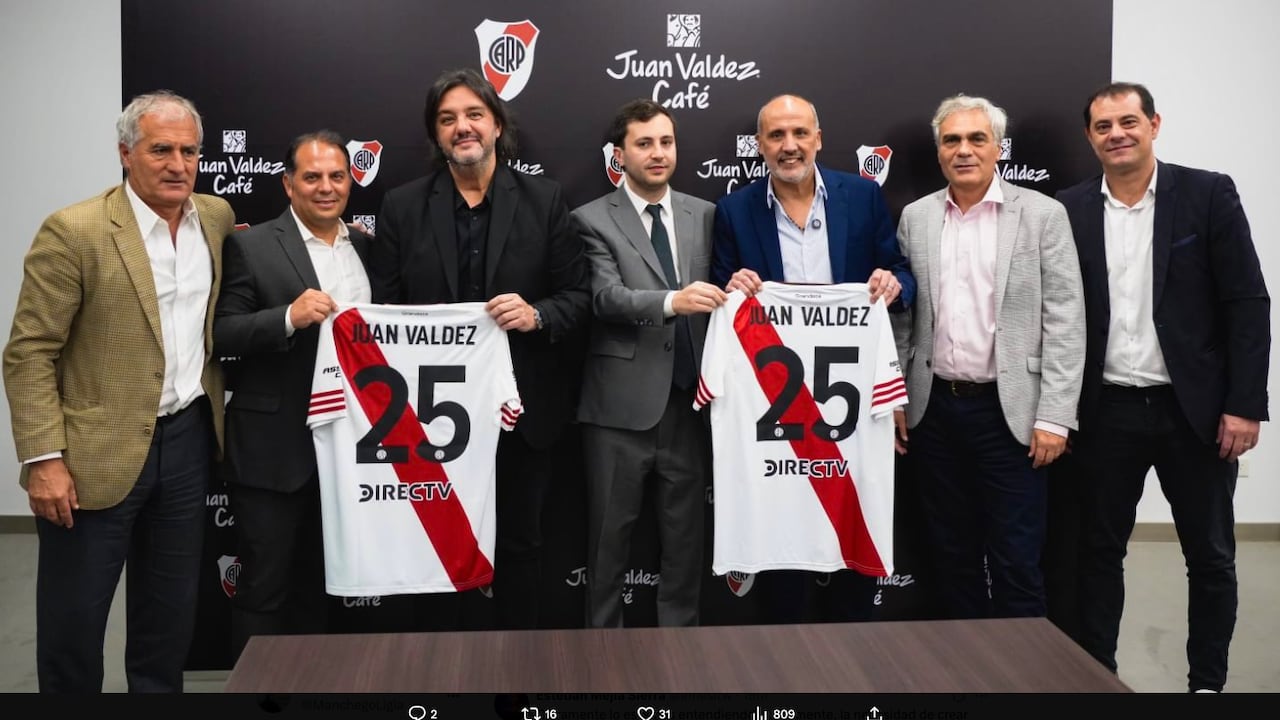 Juan Valdez, patrocinador de River Plate