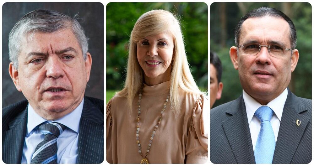 César Gaviria, Dilian Francisca Toro y Efraín Cepeda.