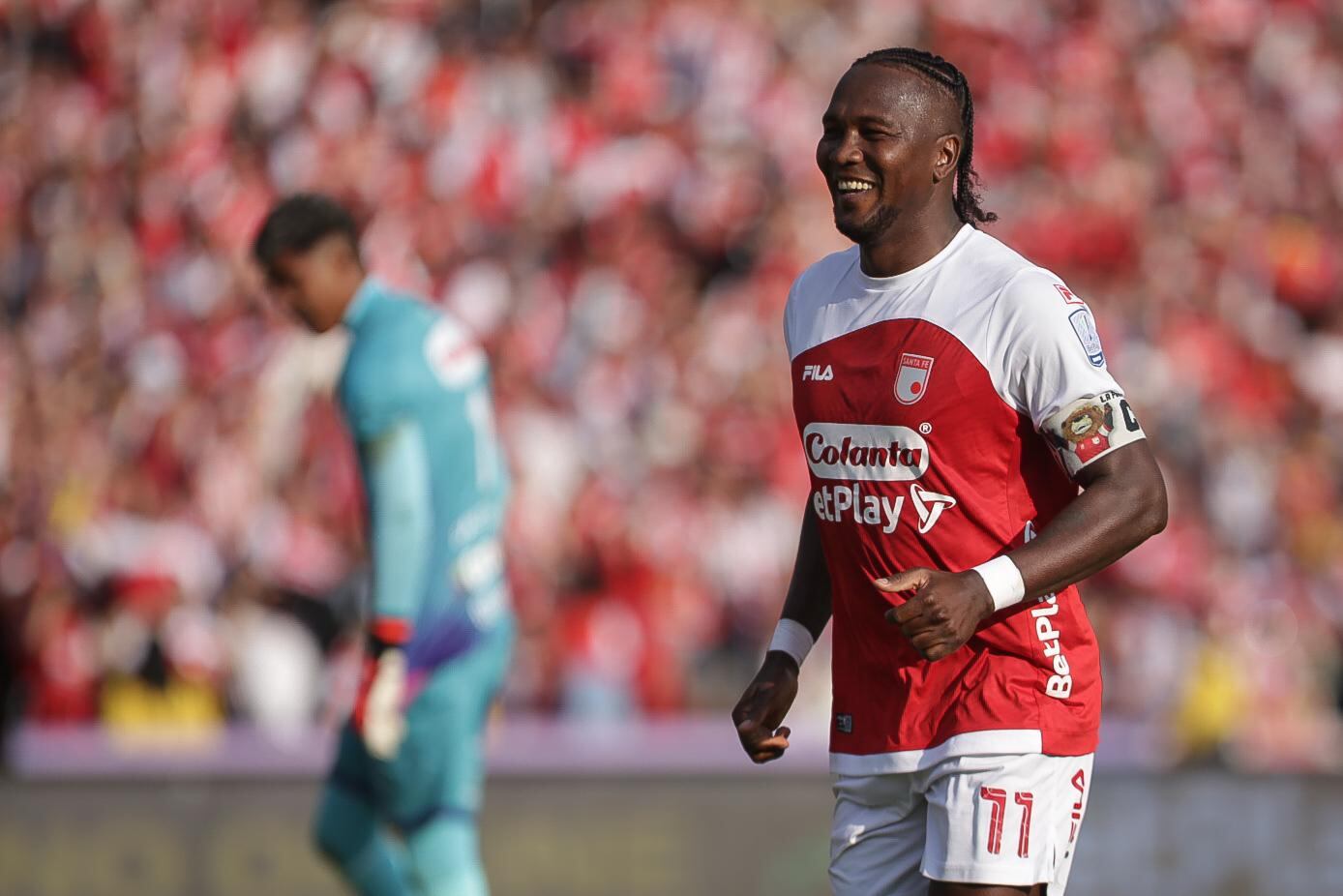 Hugo Rodallega, el veterano goleador de la Liga BetPlay 2025-l que está más vigente que nunca.