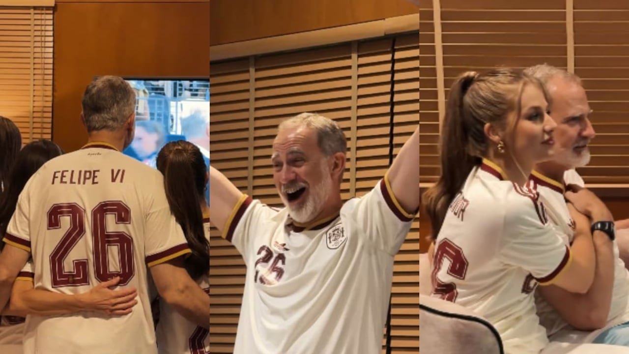 El rey Felipe VI y la familia real española.