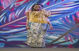 Brasil hizo presencia en Colombiatex. Las empresas participantes de ese país realizaron  una muestra de sus insumos, textiles y uso de sus tejidos en un desfile de moda.