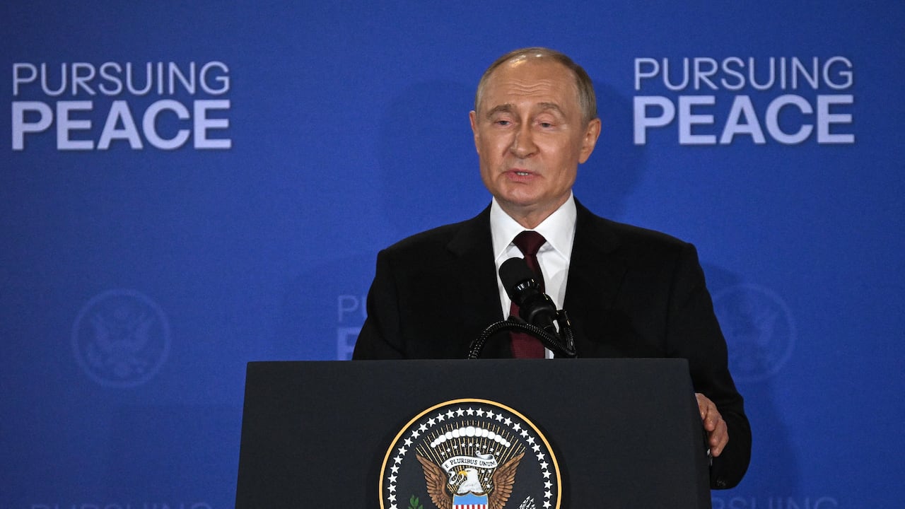 Vladímir Putin en Alaska