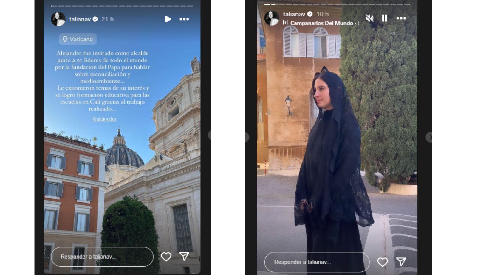 Taliana Vargas se mostró feliz en su visita al Vaticano; reveló detalles de su encuentro con el Papa Francisco