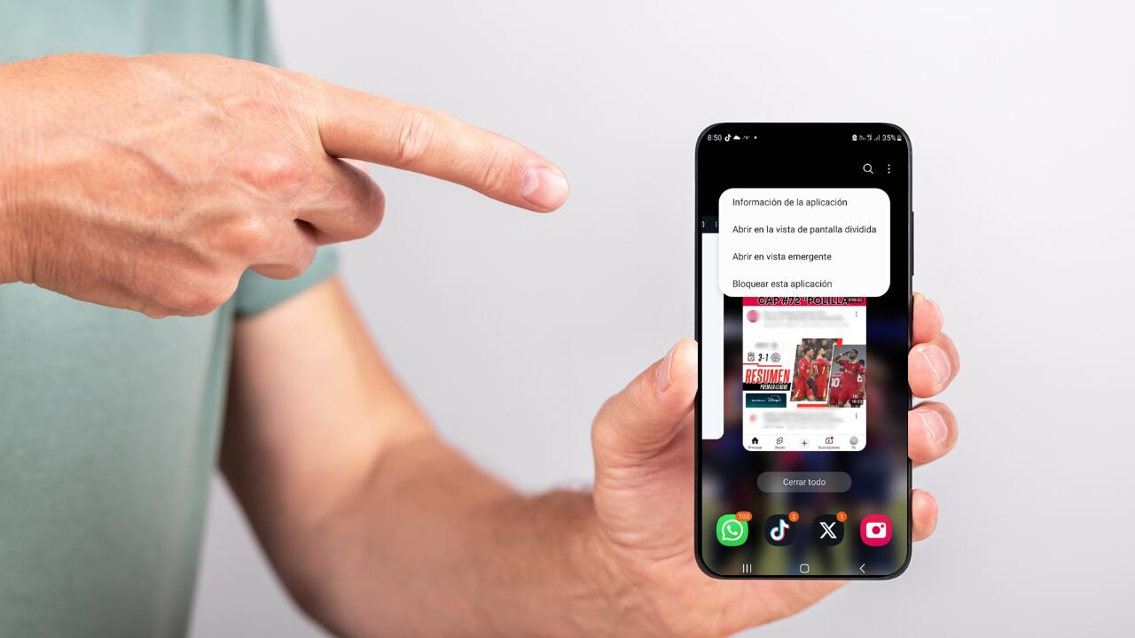Con la función de pantalla dividida, los usuarios de Android pueden realizar múltiples tareas al mismo tiempo, como responder mensajes o tomar notas mientras visualizan contenido.
