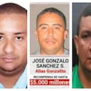 De izq. a der.: alias Chiquito malo, Gonzalo, Chirimoya y Negro perea.