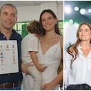 Alejandro Eder y su esposa, Taliana Vargas; Rochi Stevenson y su esposo Alfredo Varela; respectivamente los caballeros aspiran a la Alcaldía de Cali y la Gobernación del Atlántico