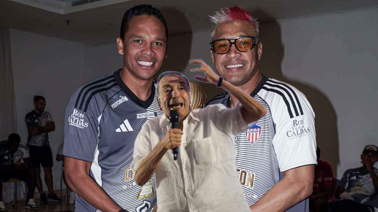 Carlos Bacca, Fuad Char y Teófilo Gutiérrez.