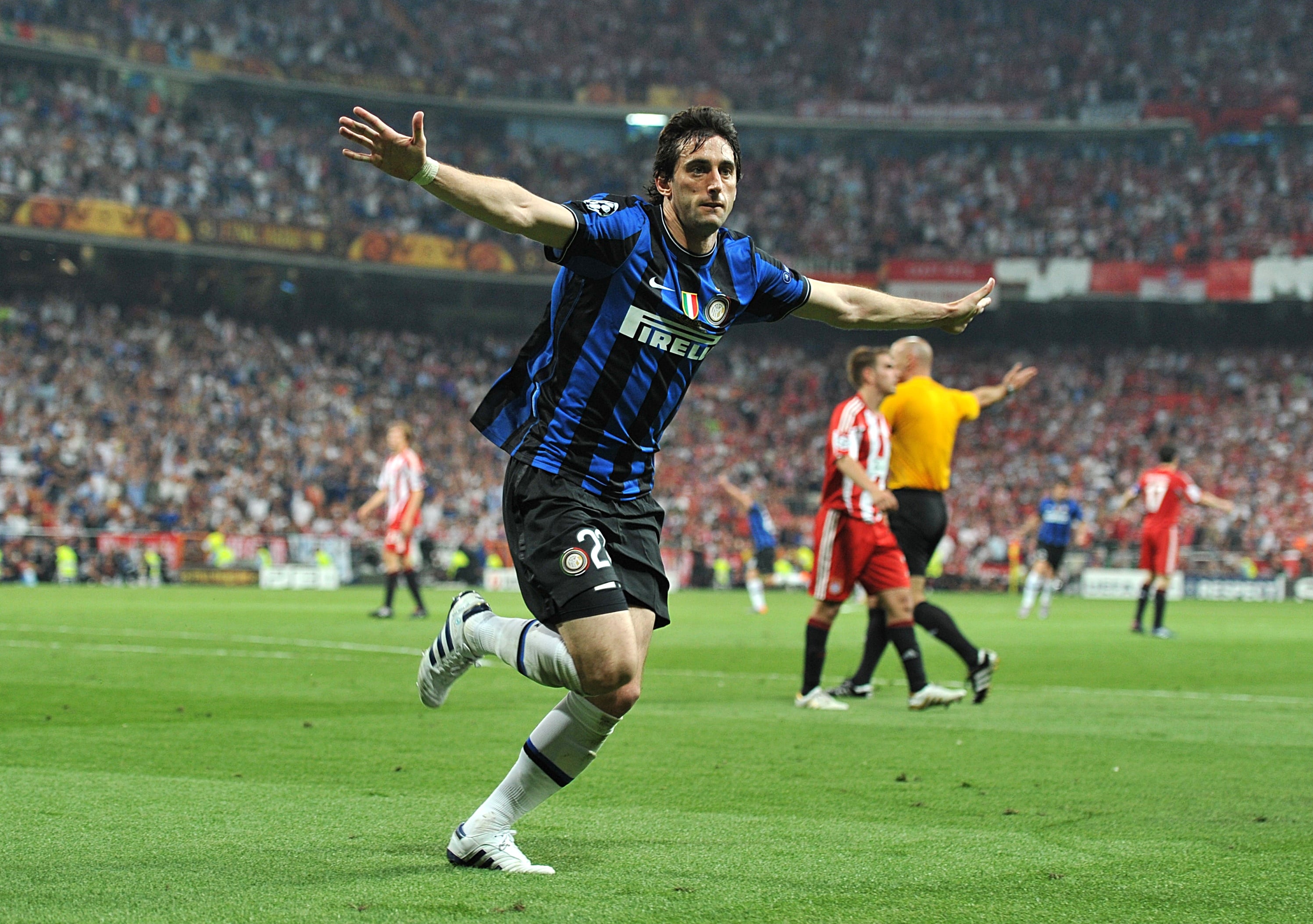 Diego Milito fue héroe de Inter en el título ante Bayern en 2010