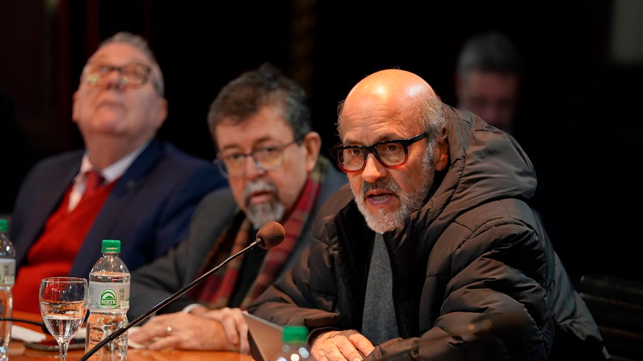 El rector de la UNAL, Leopoldo Múnera Ruiz, durante la 87ª Sesión del Consejo de Rectores de la Asociación de Universidades Grupo Montevideo.