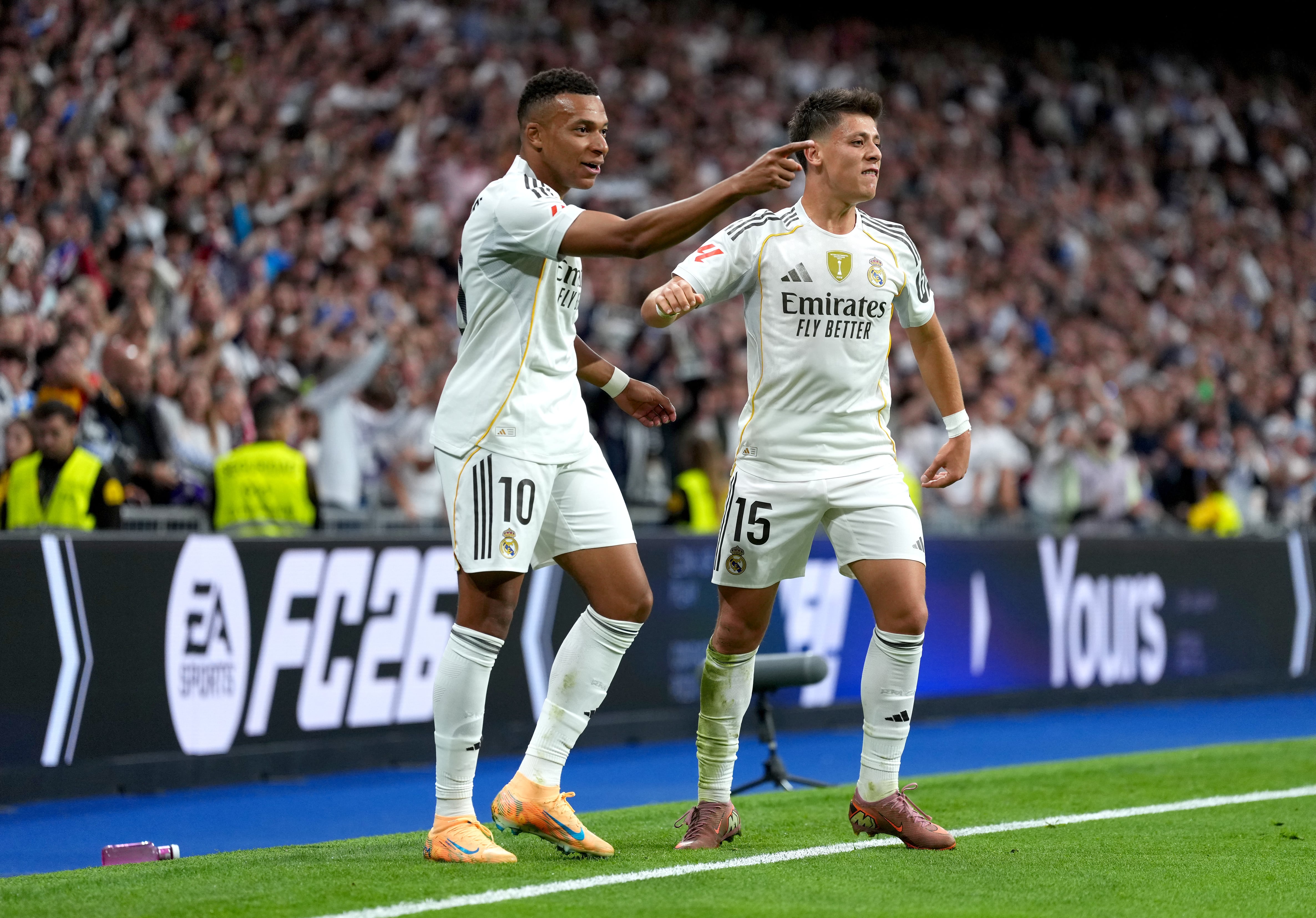 Mbappé fue una de las figuras en el clásico entre el real Madrid y el Barcelona.