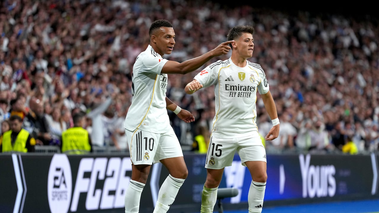 Mbappé fue una de las figuras en el clásico entre el real Madrid y el Barcelona.