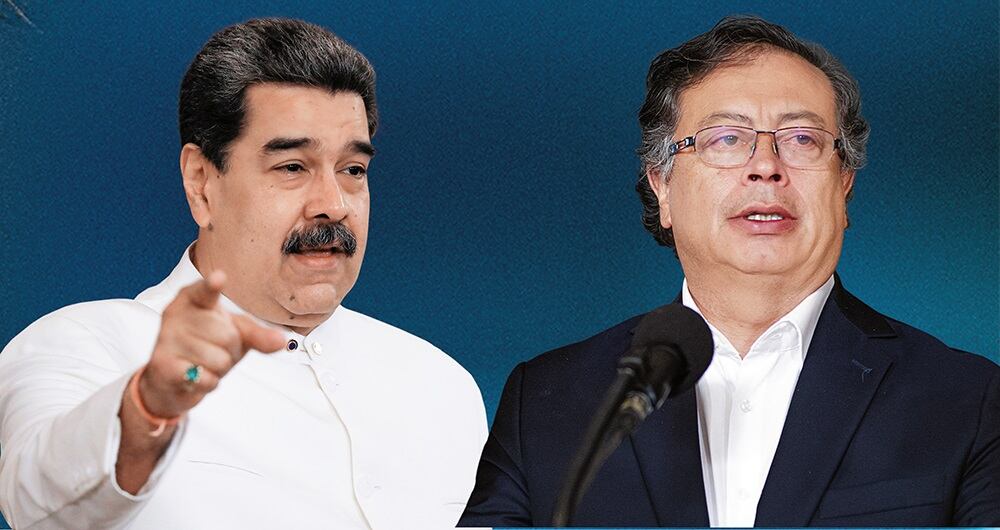 Nicolás Maduro y Gustavo Petro.