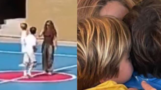 Shakira y sus hijos, Milan y Sasha, estuvieron en Barranquilla