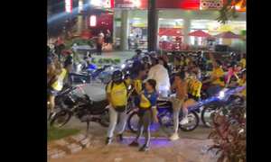 Una fiesta de apoyo viven los leopardos a horas de que se desarrolle la final de la Liga BetPlay entre Atlético Bucaramanga y Santa Fe. Foto: @juanpcamelo