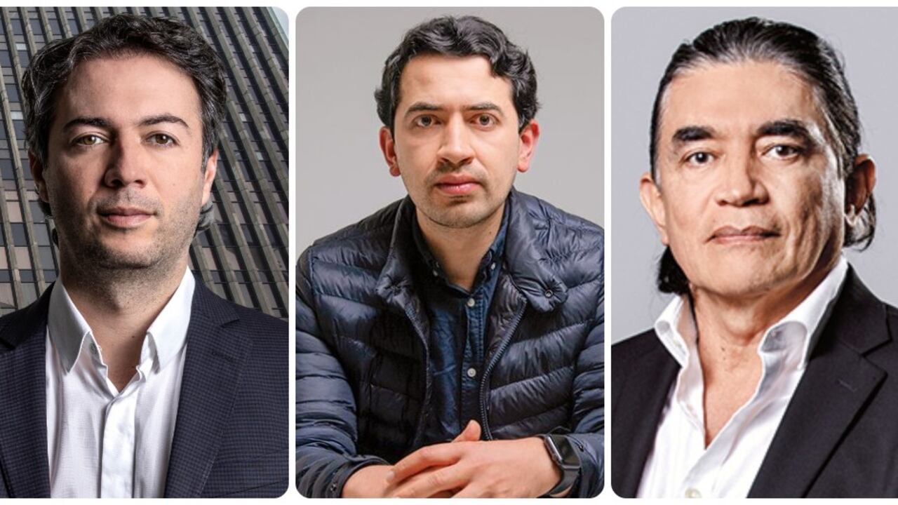 Daniel Quintero, Jorge Briceño y Gustavo Bolívar.