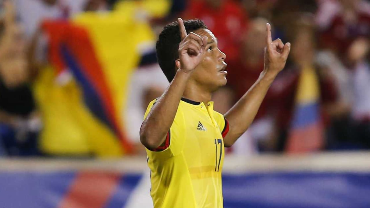 Bacca anotó el gol de Colombia ante Perú.