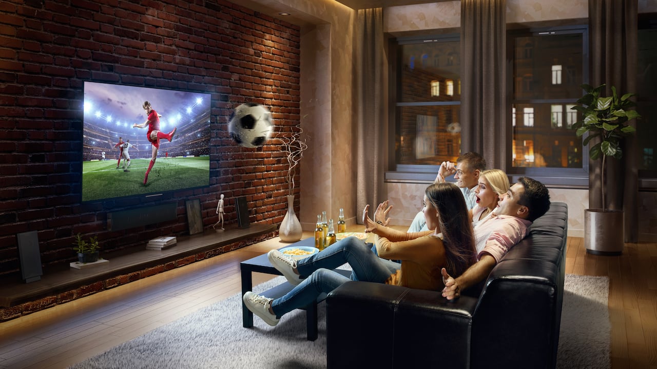 Los televisores cuentan con varias funciones que ayudan a mejorar la experiencia a la hora de ver partidos de fútbol
