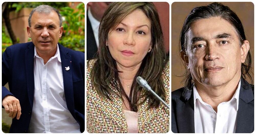 Roy Barreras, Sandra Villadiego y Gustavo Bolívar