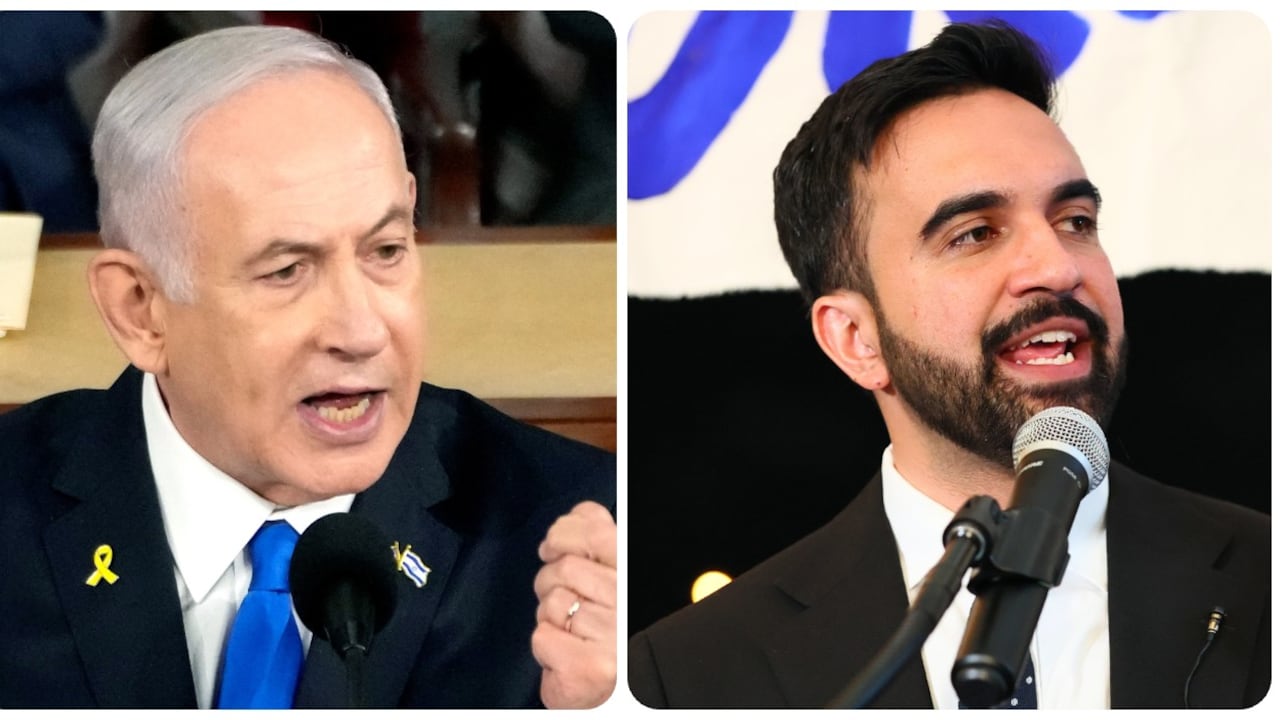 Benjamin Nitanyahu y Zohran Mamdani