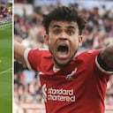 Luis Díaz tuvo en sus pies el primer gol a los 12 minutos.