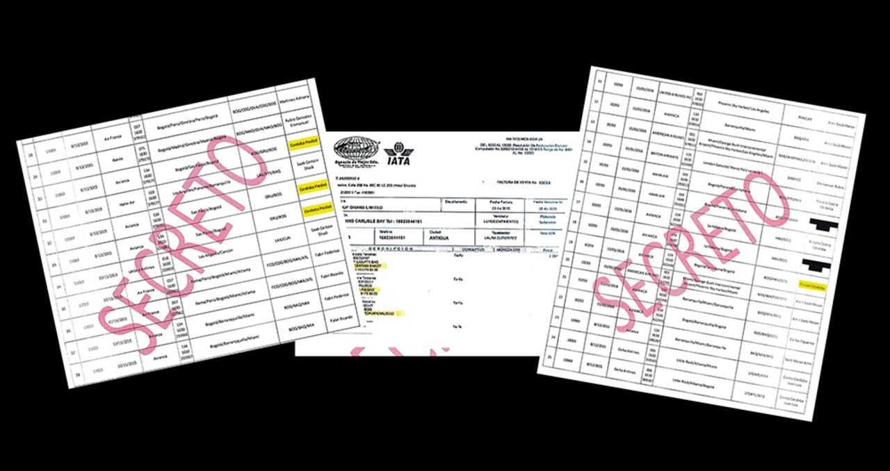 En el expediente en poder de los fiscales Kurt Lunkenheimer y Alexander Kramer, hay una detallada relación de 17 vuelos comerciales cuyos tiquetes fueron expedidos a nombre de Piedad Córdoba, sus hijos Juan Luis Castro Córdoba (excongresista), Natalia Castro Córdoba y otra familiar, que sería una menor de edad.