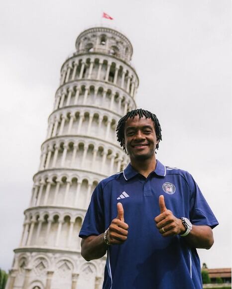 Juan Guillermo Cuadrado, nuevo jugador del Pisa italiano.