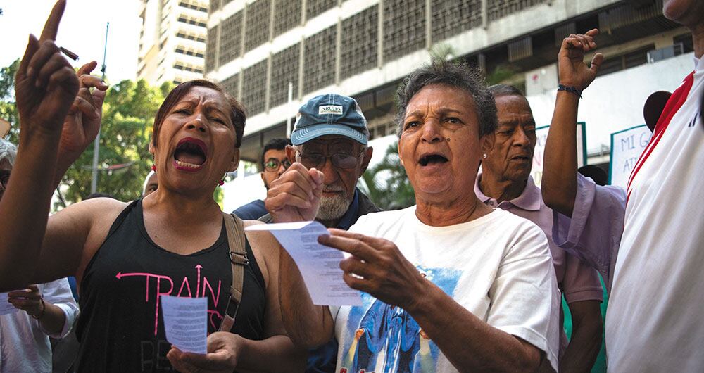 El deterioro de la calidad de vida en Venezuela obligó a salir a la población a las calles a protestar. 