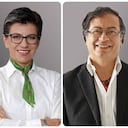Edward Rodríguez, Claudia López y Gustavo Petro