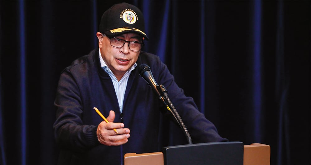  El 38,1 por ciento señaló que la gestión del presidente Gustavo Petro es buena o excelente.