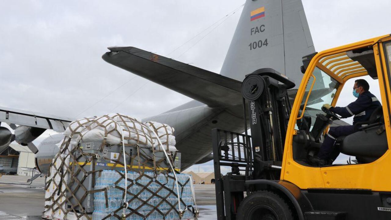 Colombia envía 16 toneladas de ayudas humanitarias a Haití