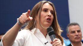 Inscripción de candidatura a la presidencia de Paloma Valencia y su fórmula a la vicepresidencia Juan Daniel Oviedo