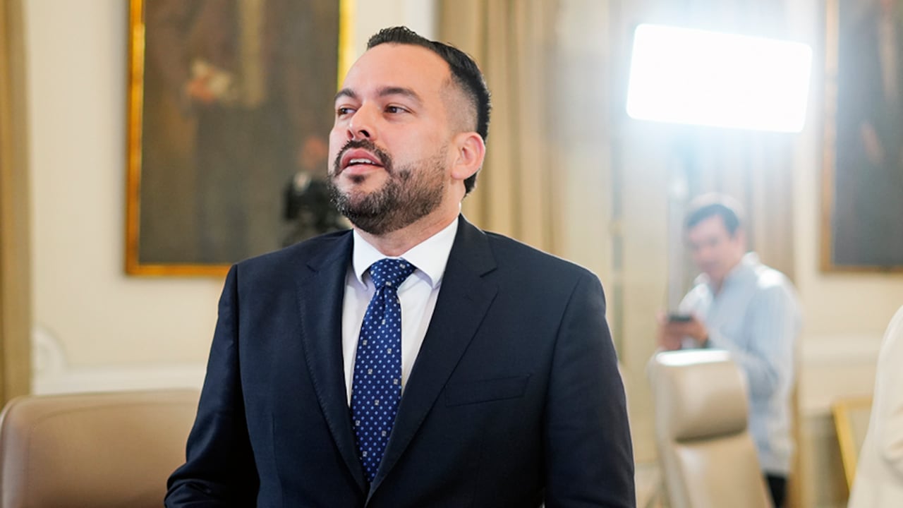 El ministro de Minas, Edwin Palma