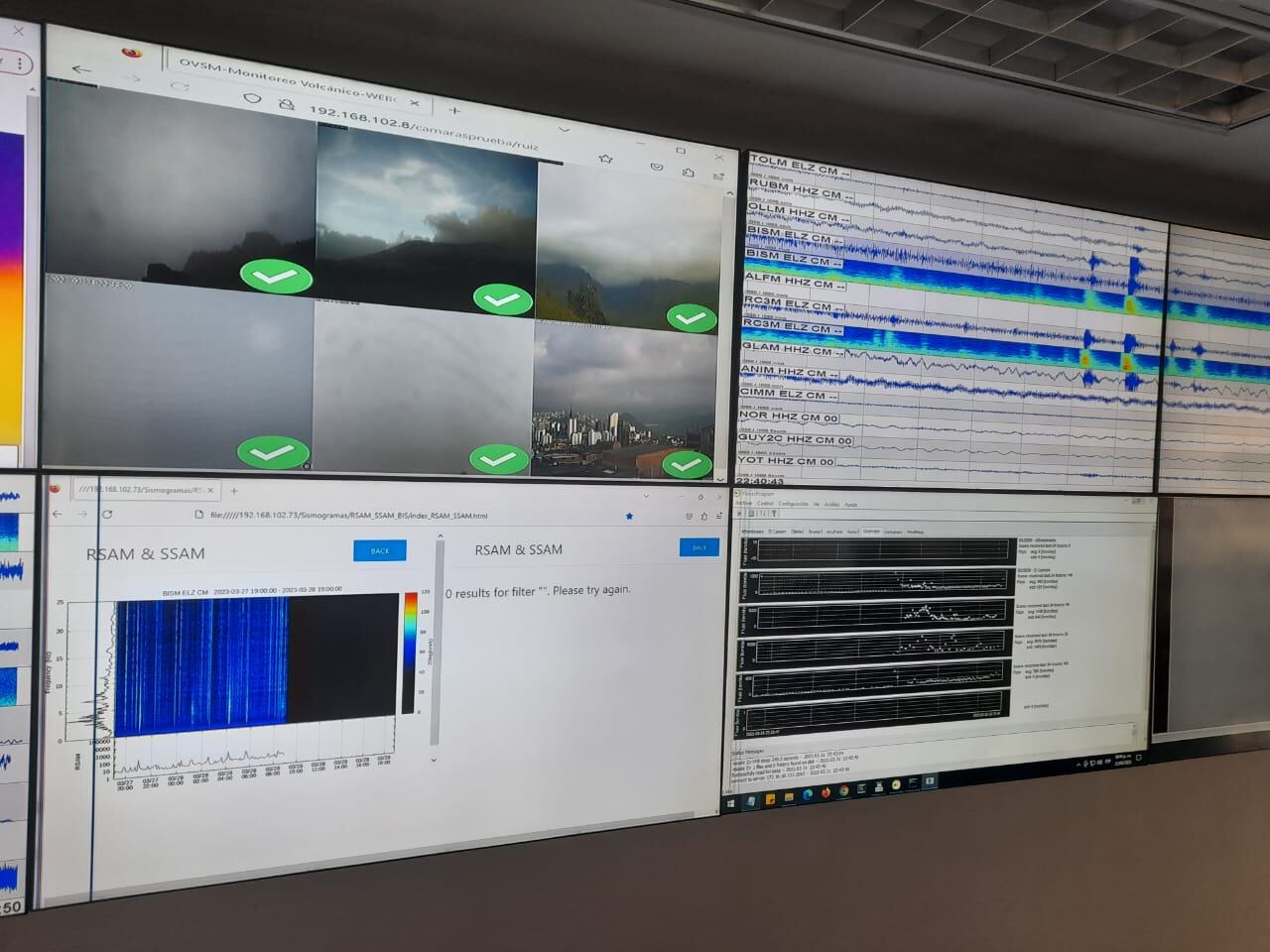 Los equipos miden por ejemplo la intensidad de los sismos y su frecuencia
