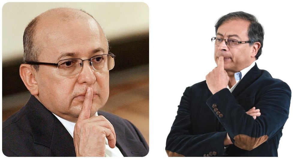 Eduardo Montealegre y Gustavo Petro