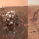 Foto de referencia del róver Curiosity de la NASA.