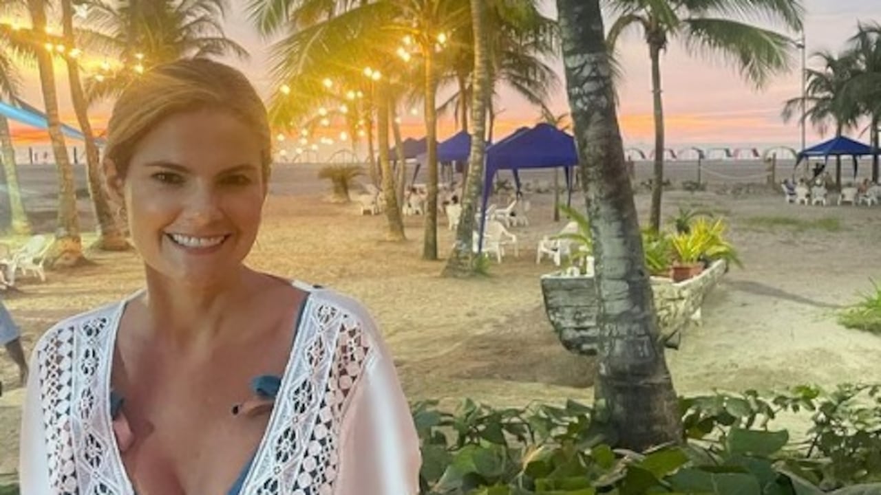 En la foto, la modelo y presentadora Rochi Stevenson