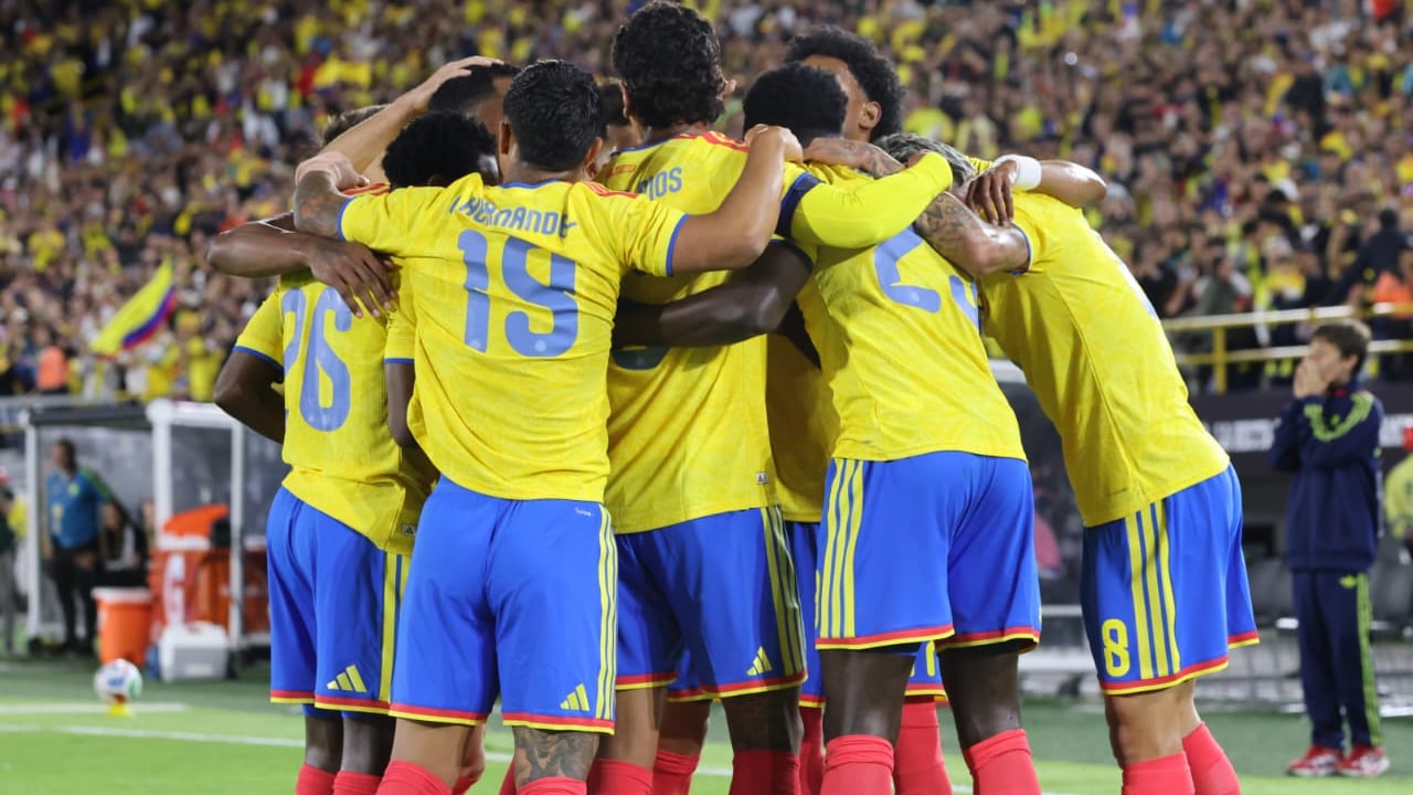 Selección Colombia en el amistoso ante Costa Rica previo al Mundial 2026.