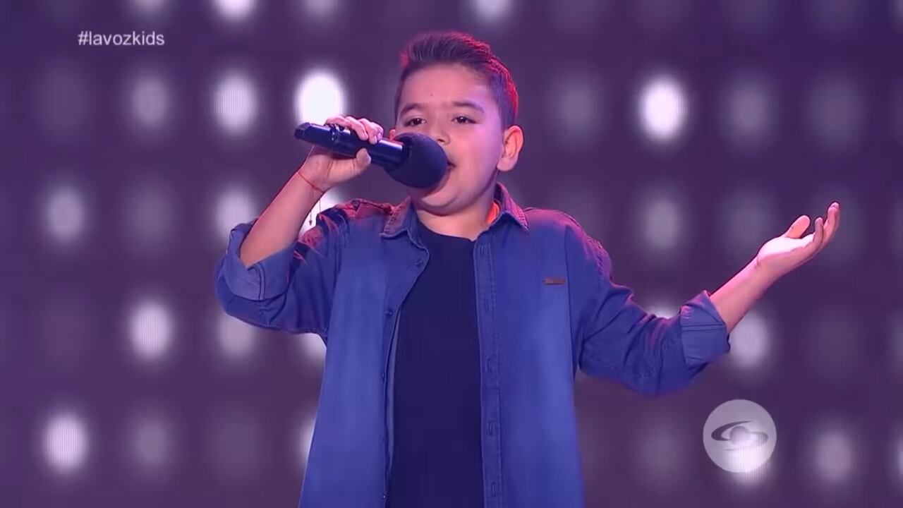 Juan Pablo en 'La Voz Kids'