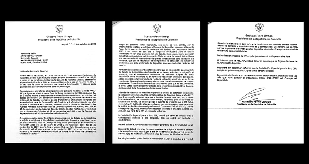 Leyva habla de esta carta del presidente Petro a las Naciones Unidas.