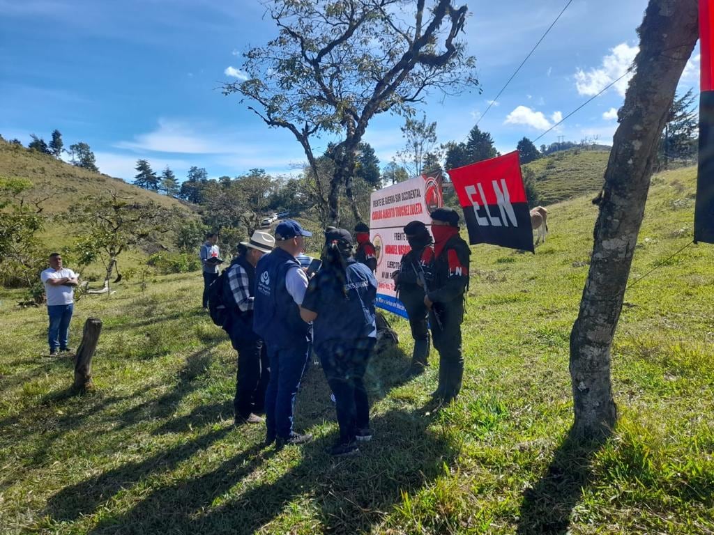 Misión humanitaria permitió liberación de comandante de estación de policía de Génova, que fue secuestrado por el ELN.