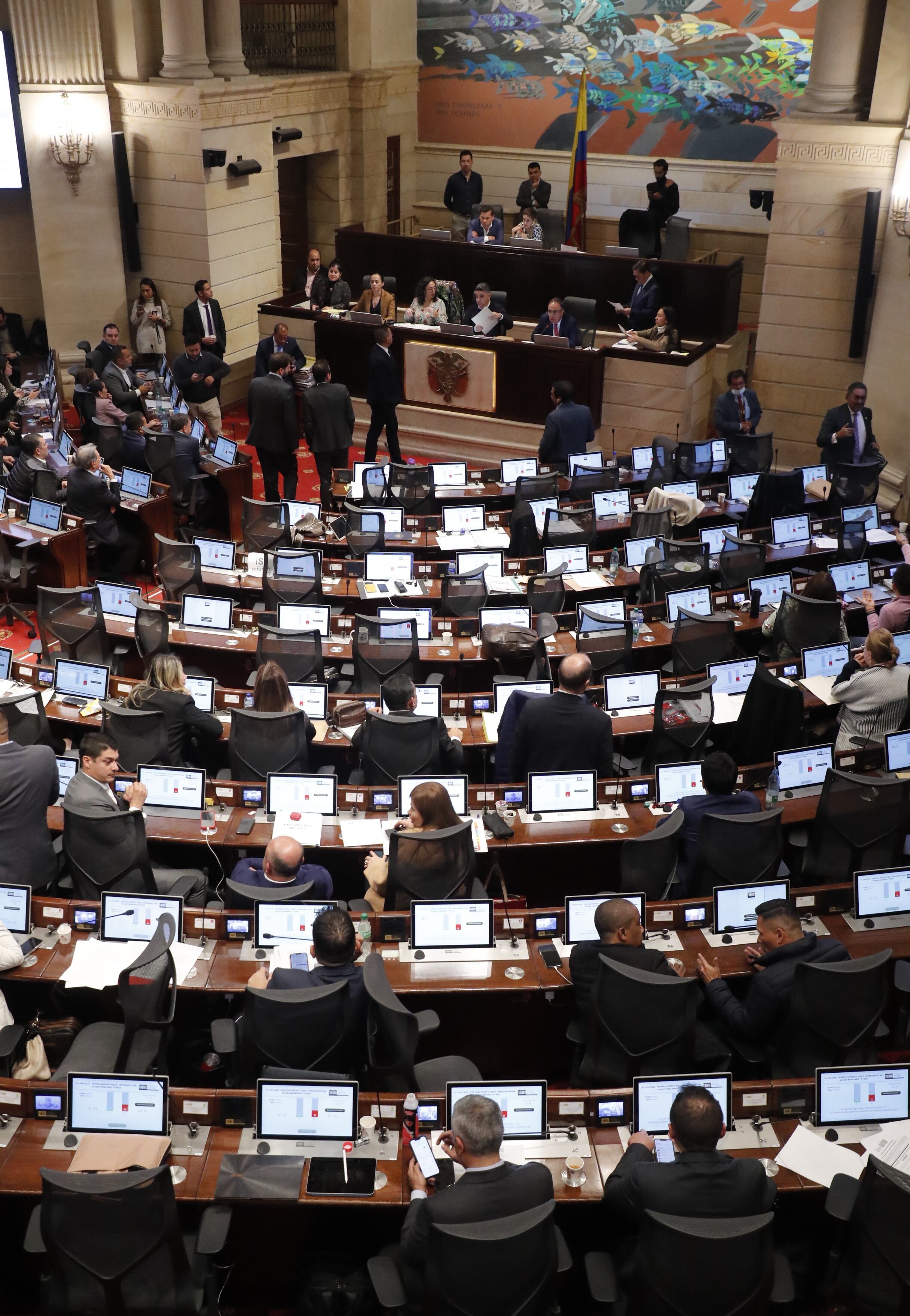 Plenaria del Cámara de representante último día de sesiones ordinarias del Congreso