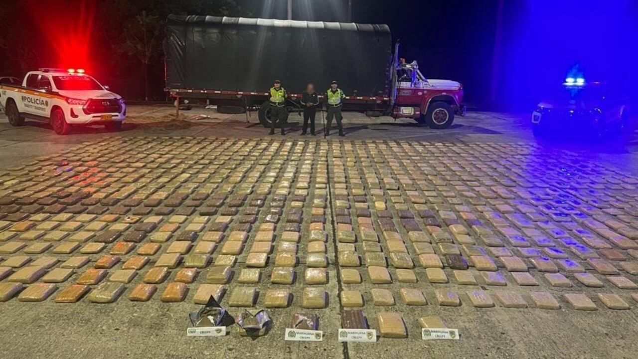 Incautan cargamento de marihuana en Córdoba.