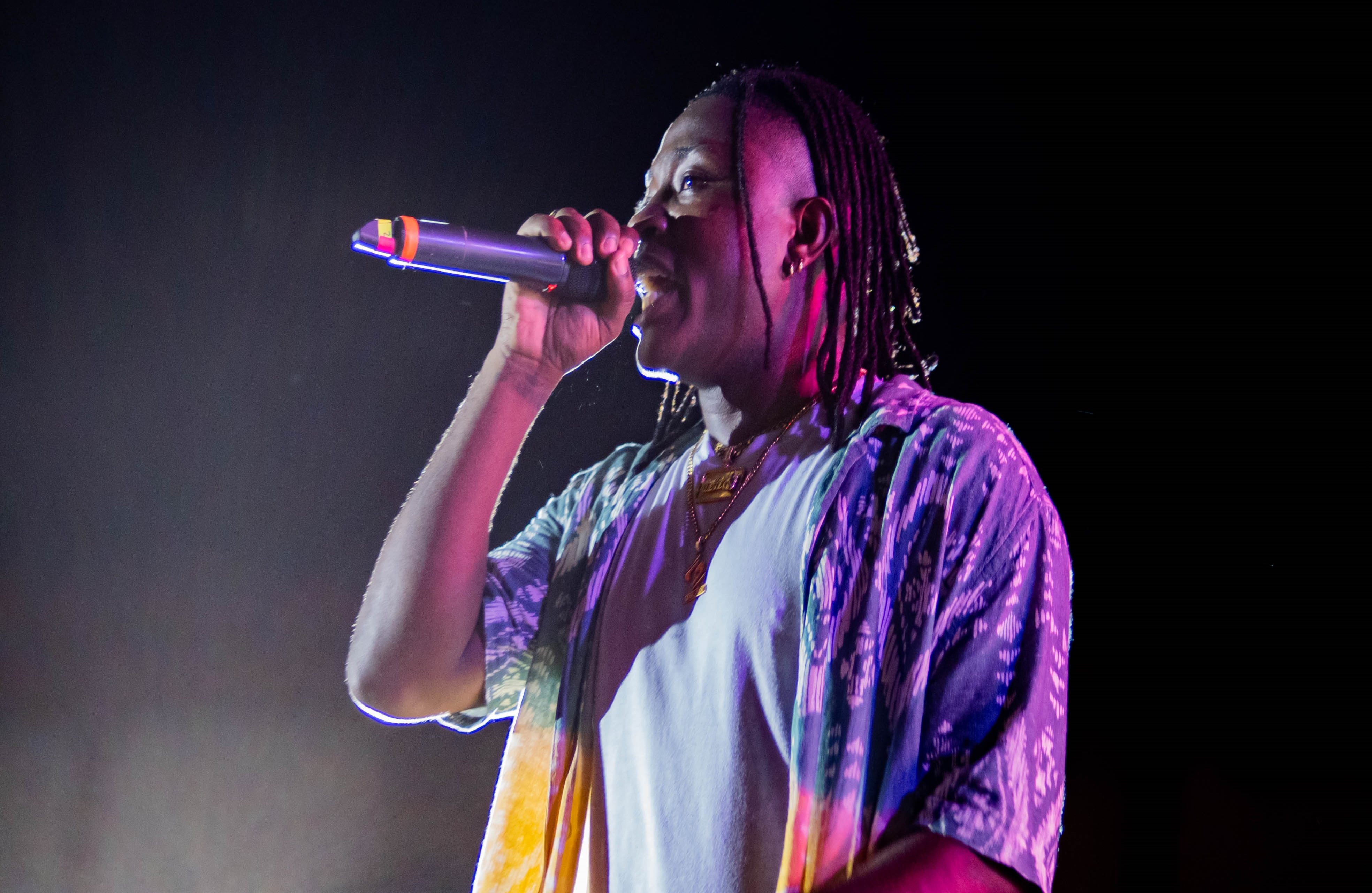 Jiggy Giblack, cantante de champeta en el lanzamiento de las Fiestas de Independencia del 11 de noviembre en Cartagena.